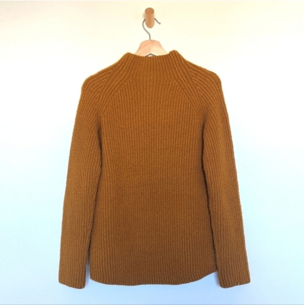 Madewell Northfield Mock Neck Sweater in Golden Harvest - Size XS - Picture 5 of 10